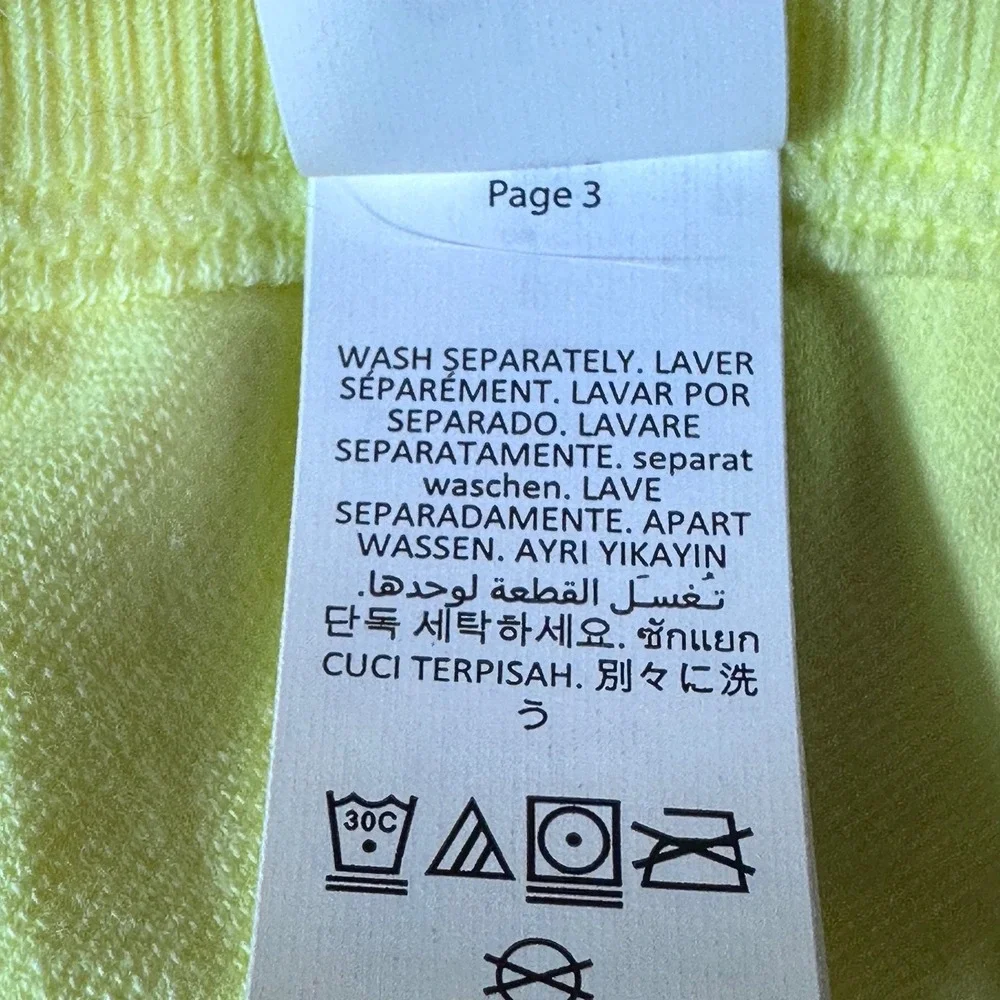 Alo Yoga Seamless Delight High Neck Bra NWT Womens Medium Sunshine Yellow Ribbed
